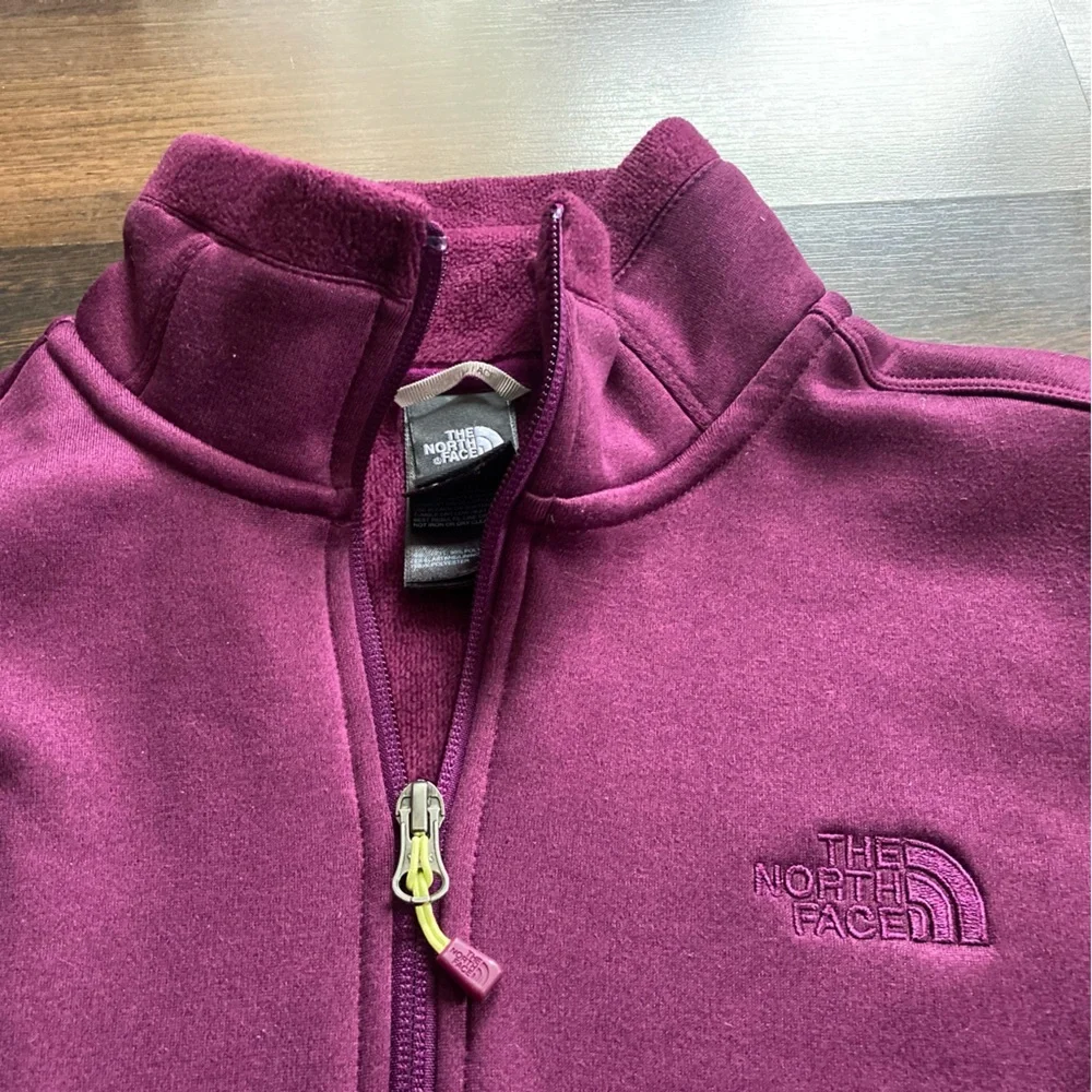 North Face Purple Full-Zip Jacket - Picture 4 of 9